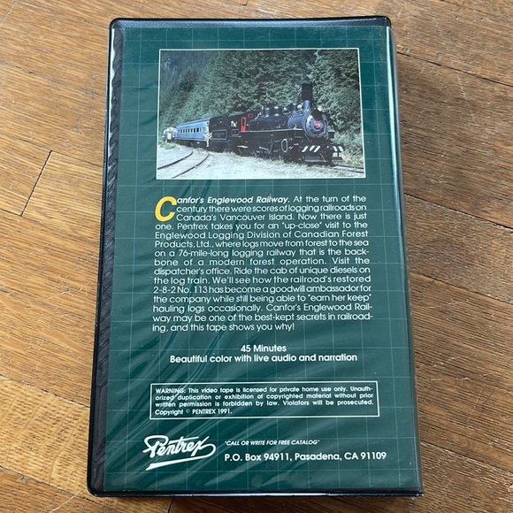 VHS 📼 Canfor’s Englewood Railway videotape - Picture 3 of 12